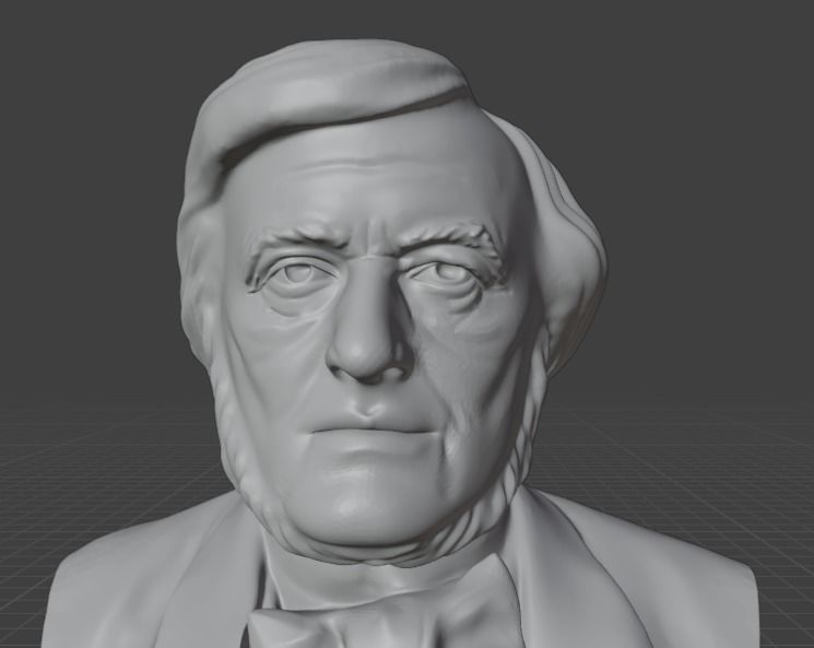 Richard Wagner 3D print model_5