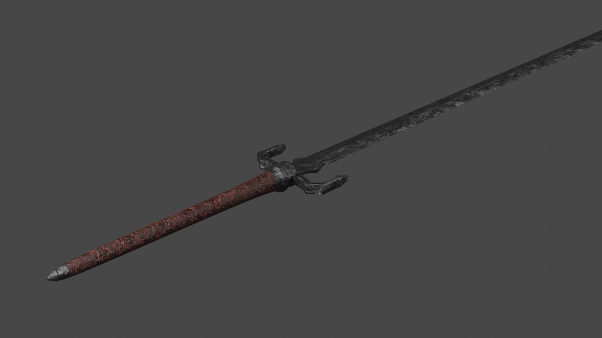 Penetrator Sword Demon Souls Free low-poly 3D model_2