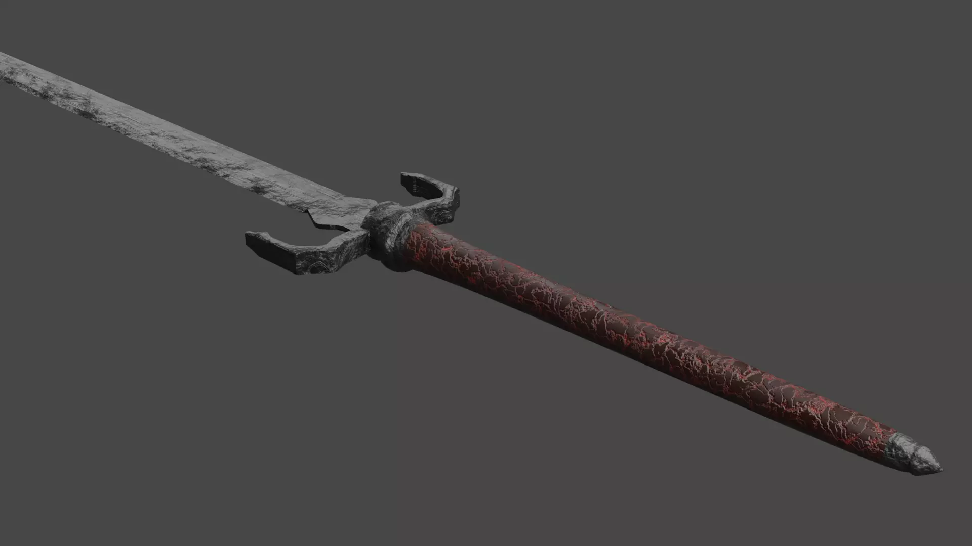 Penetrator Sword Demon Souls Free low-poly 3D model_0