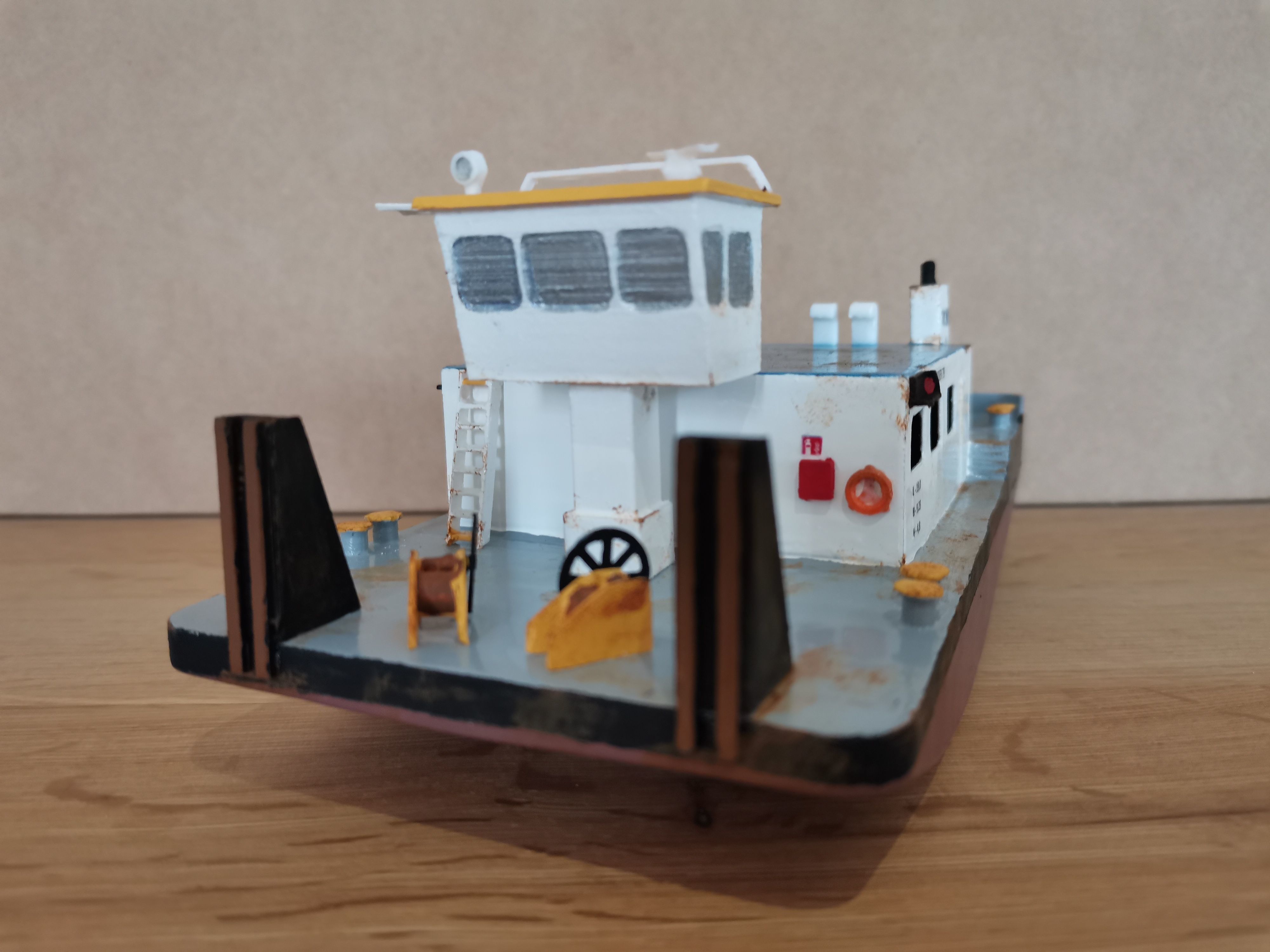 1 100 Push boat 3D printed kit 3D print model_7