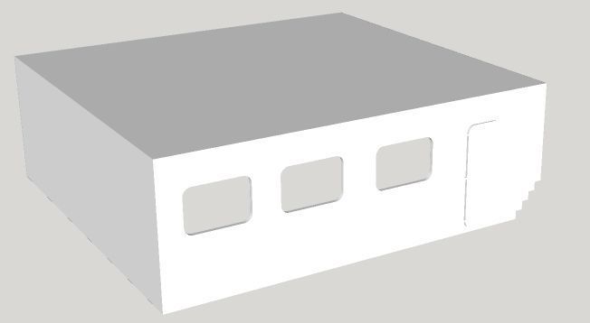 1 100 Push boat 3D printed kit 3D print model_18