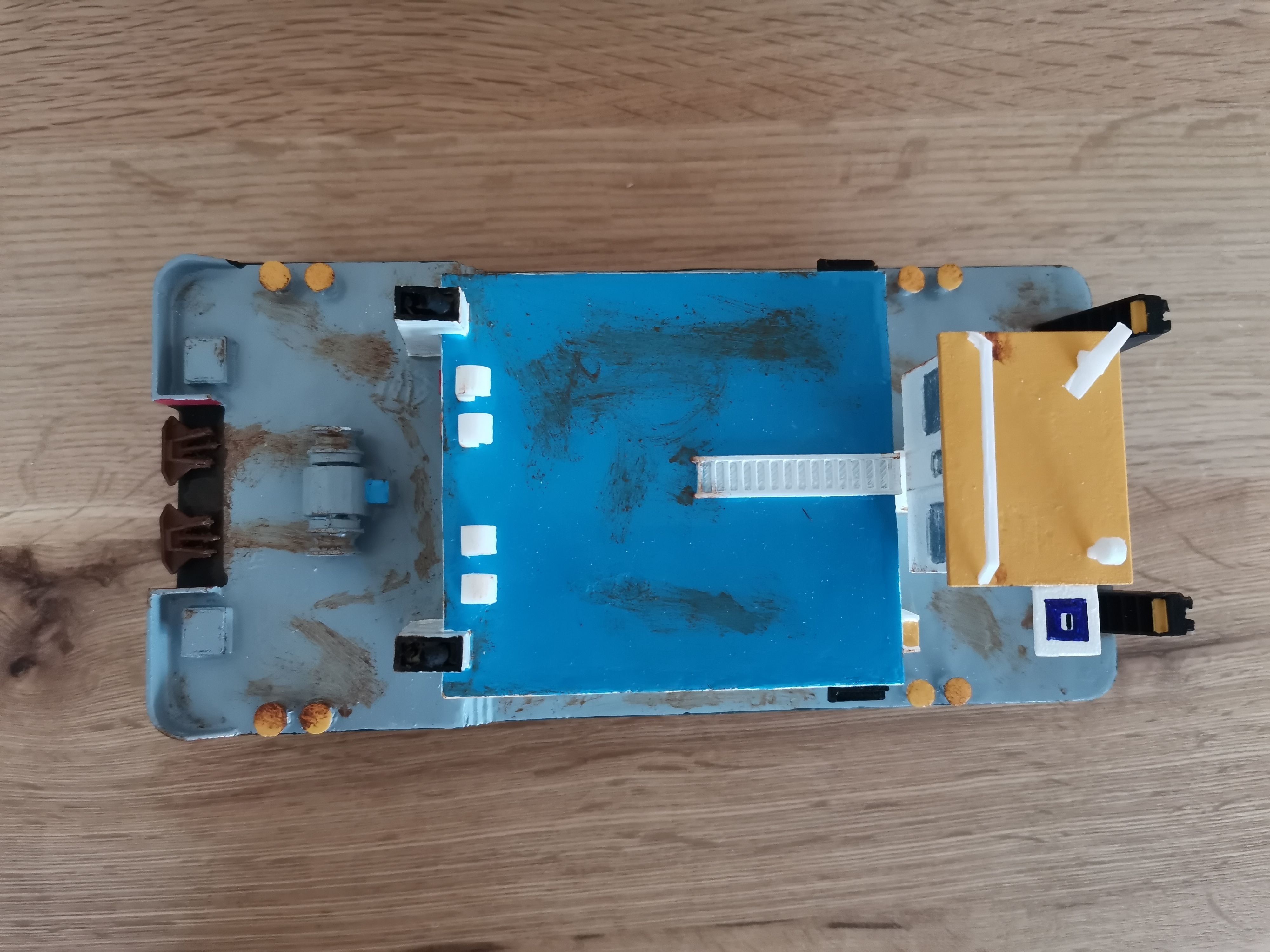 1 100 Push boat 3D printed kit 3D print model_9