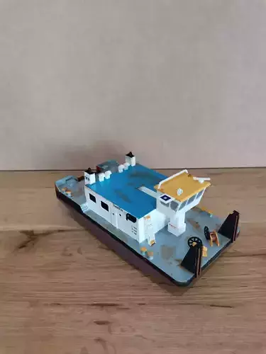1 100 Push boat 3D printed kit 3D print model