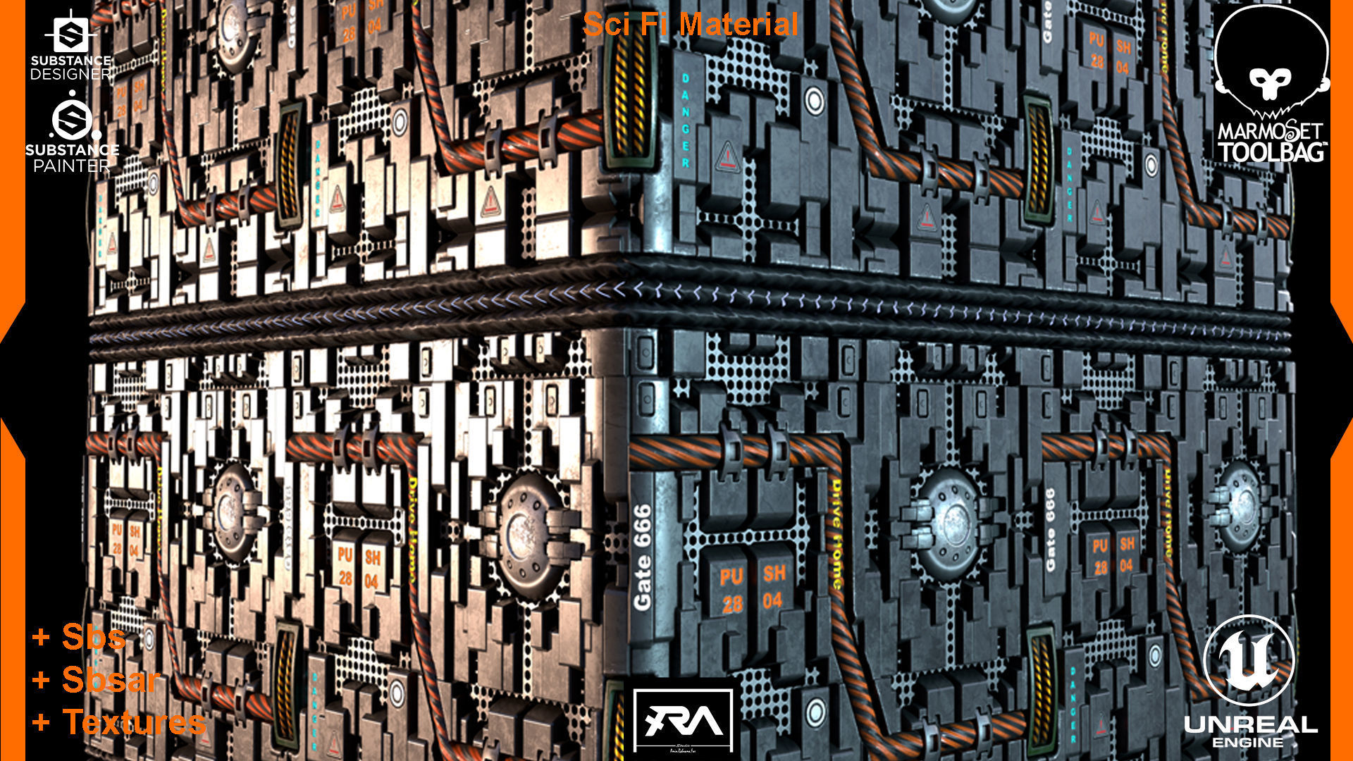 Sci Fi Material - Unreal Engine 4 Texture_6