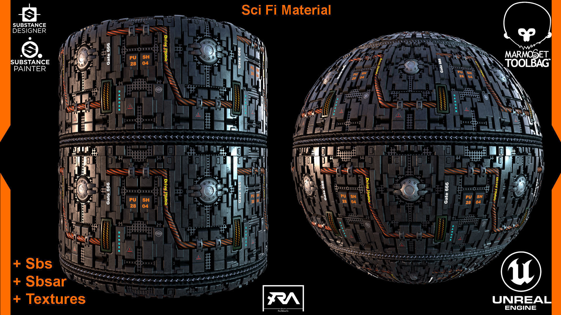 Sci Fi Material - Unreal Engine 4 Texture_4