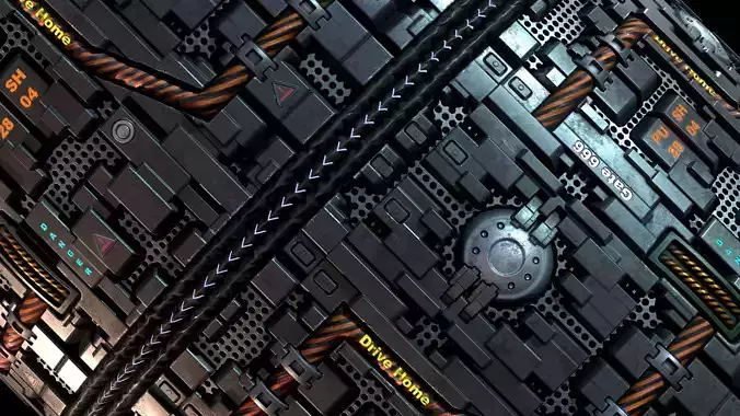 Sci Fi Material - Unreal Engine 4 Texture