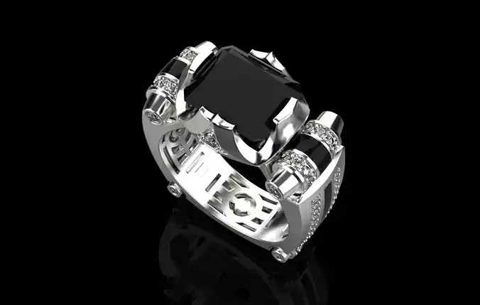 gemstone ring DARK LORD