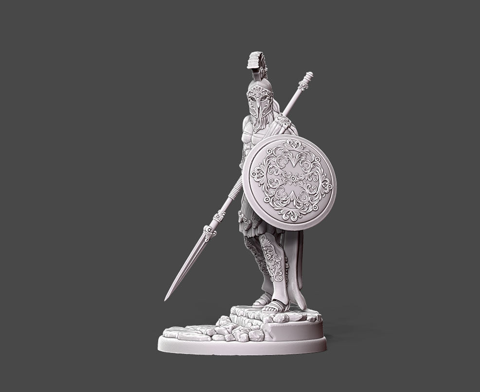 Greek God - Zeus - 35mm Scale 3D print model_1