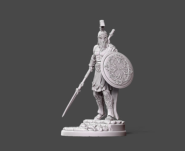 Greek God - Zeus - 35mm Scale 3D print model