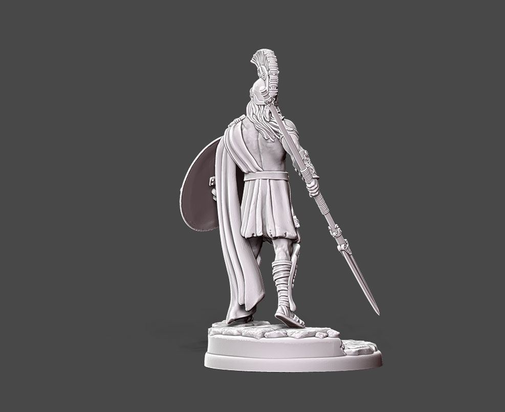 Greek God - Zeus - 35mm Scale 3D print model_4