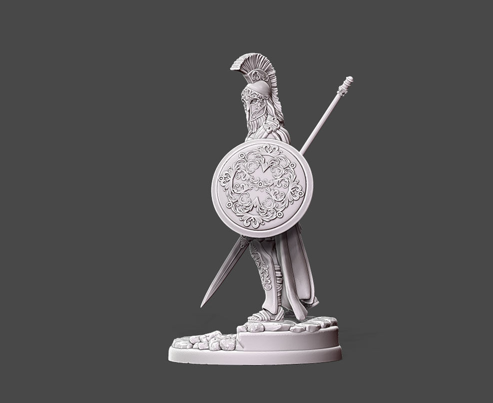Greek God - Zeus - 35mm Scale 3D print model_2