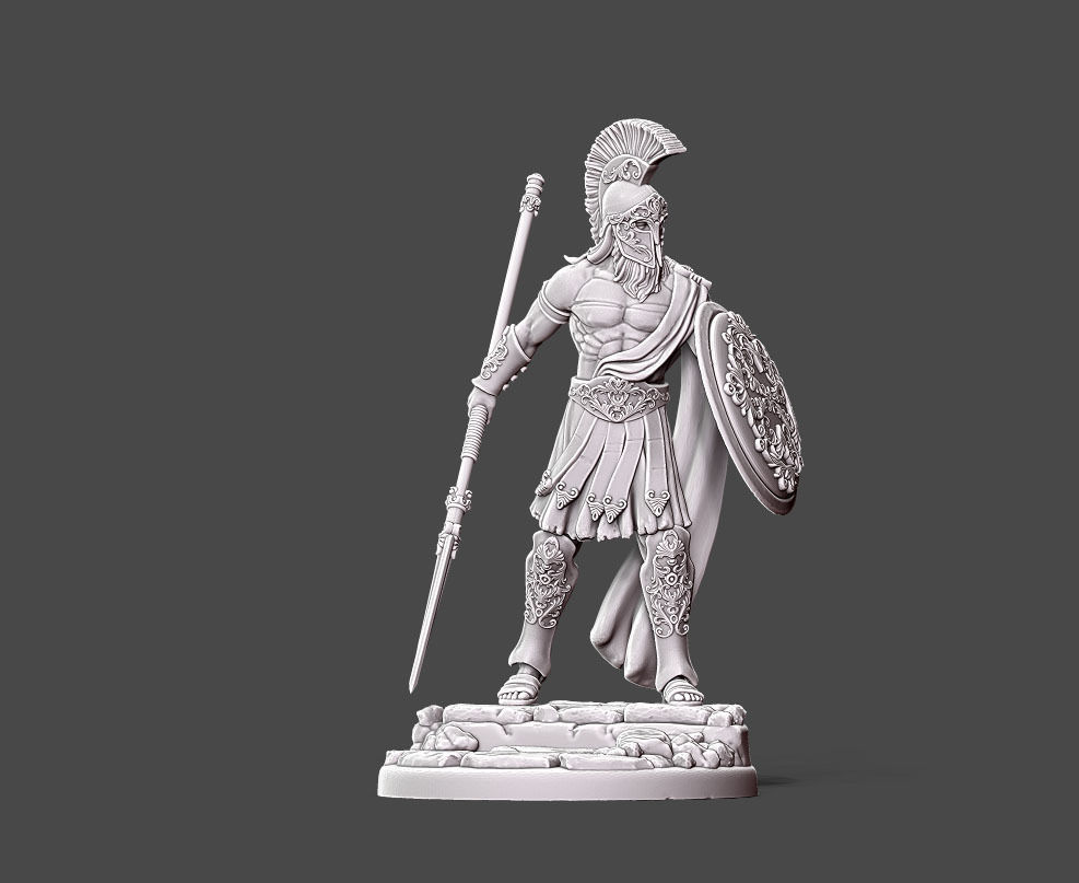 Greek God - Zeus - 35mm Scale 3D print model_8