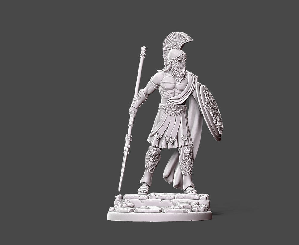 Greek God - Zeus - 35mm Scale 3D print model_6