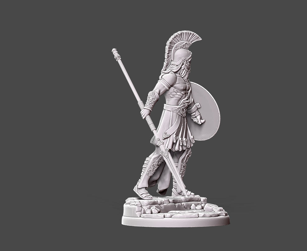 Greek God - Zeus - 35mm Scale 3D print model_5