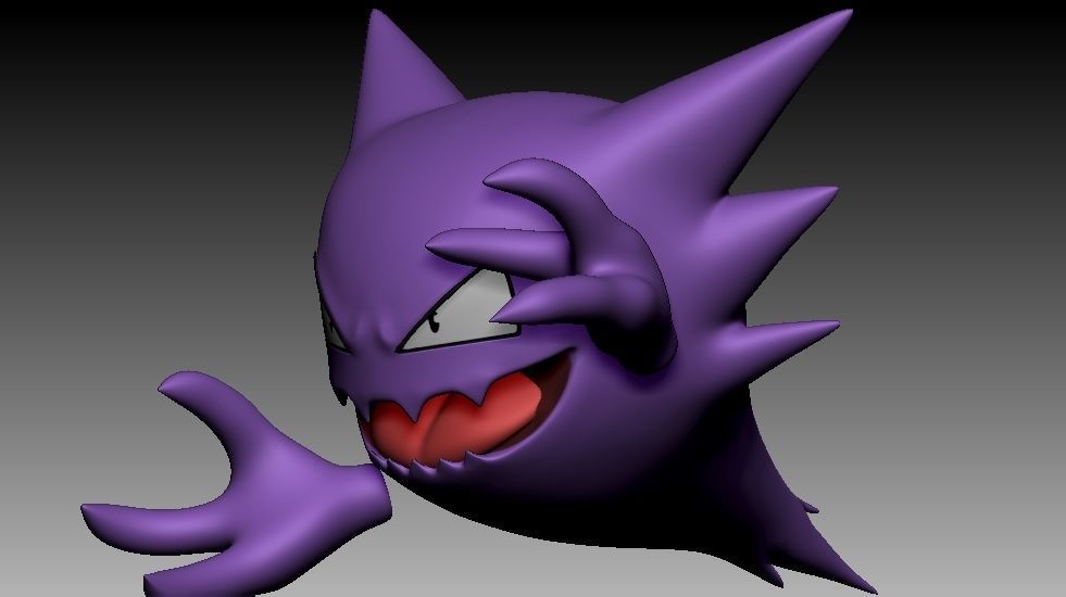 pokemon haunter 3D print model_5