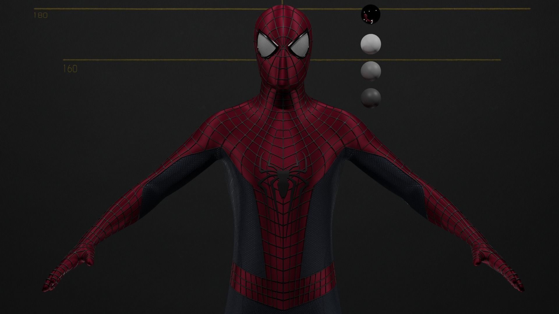 The Amazing Spider-man 2 3D MODEL Free low-poly 3D model_2