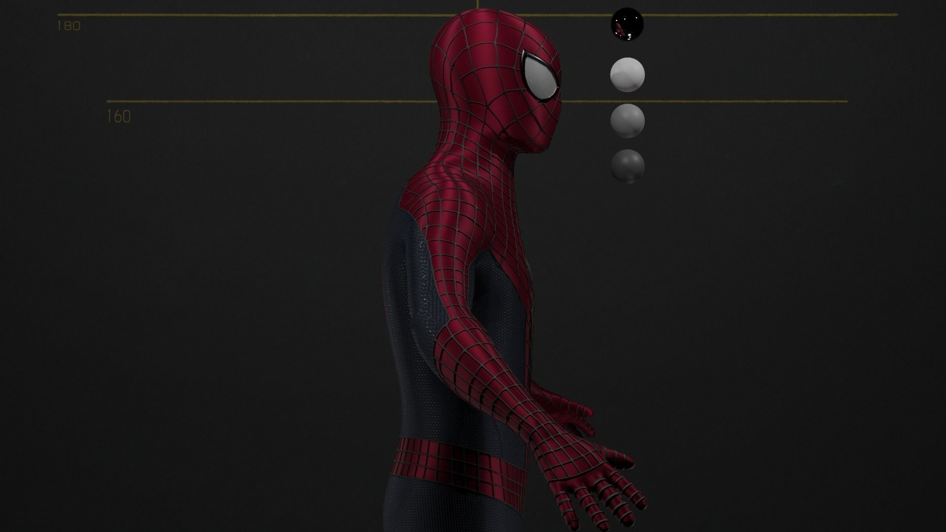 The Amazing Spider-man 2 3D MODEL Free low-poly 3D model_3