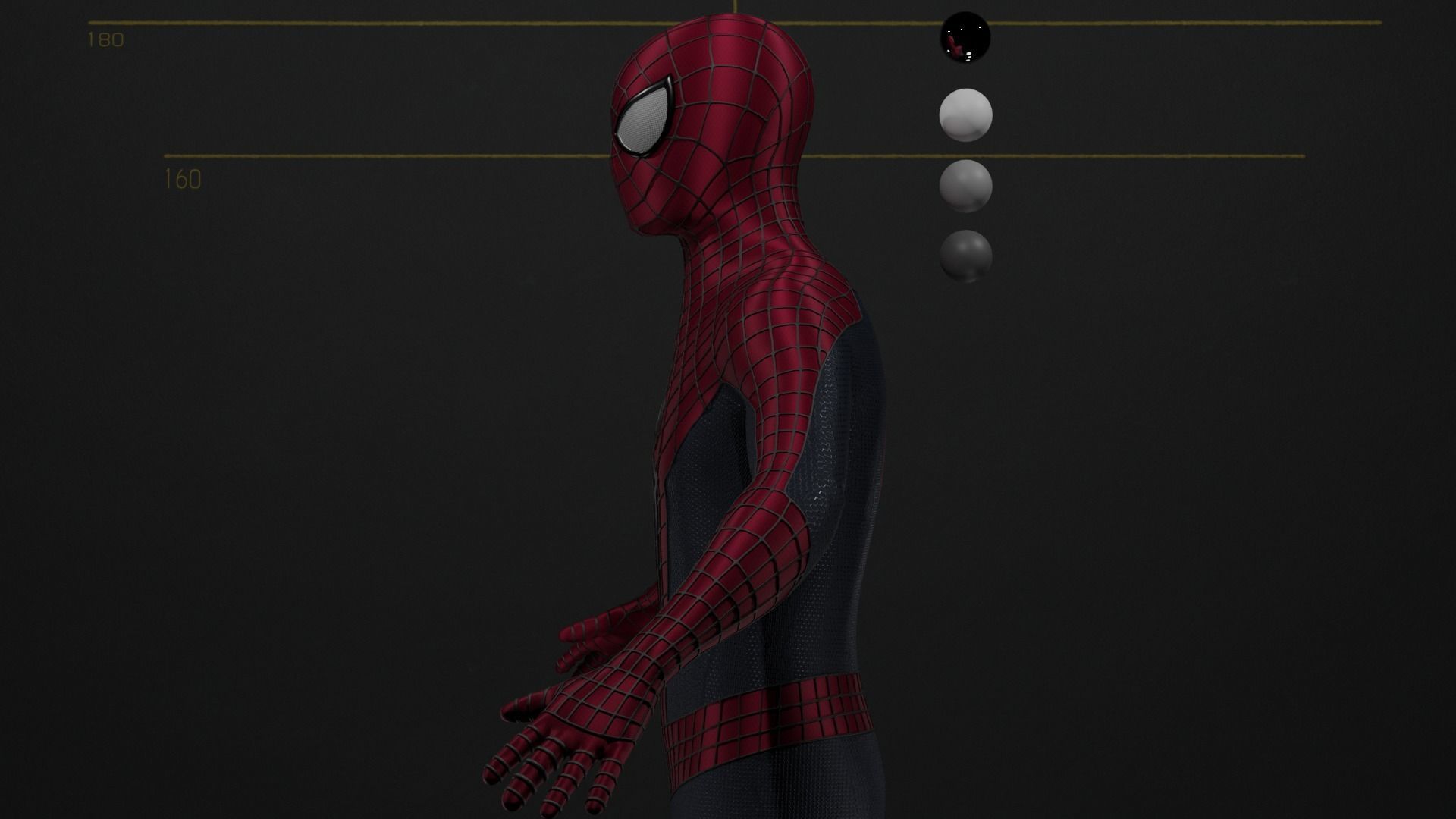 The Amazing Spider-man 2 3D MODEL Free low-poly 3D model_5