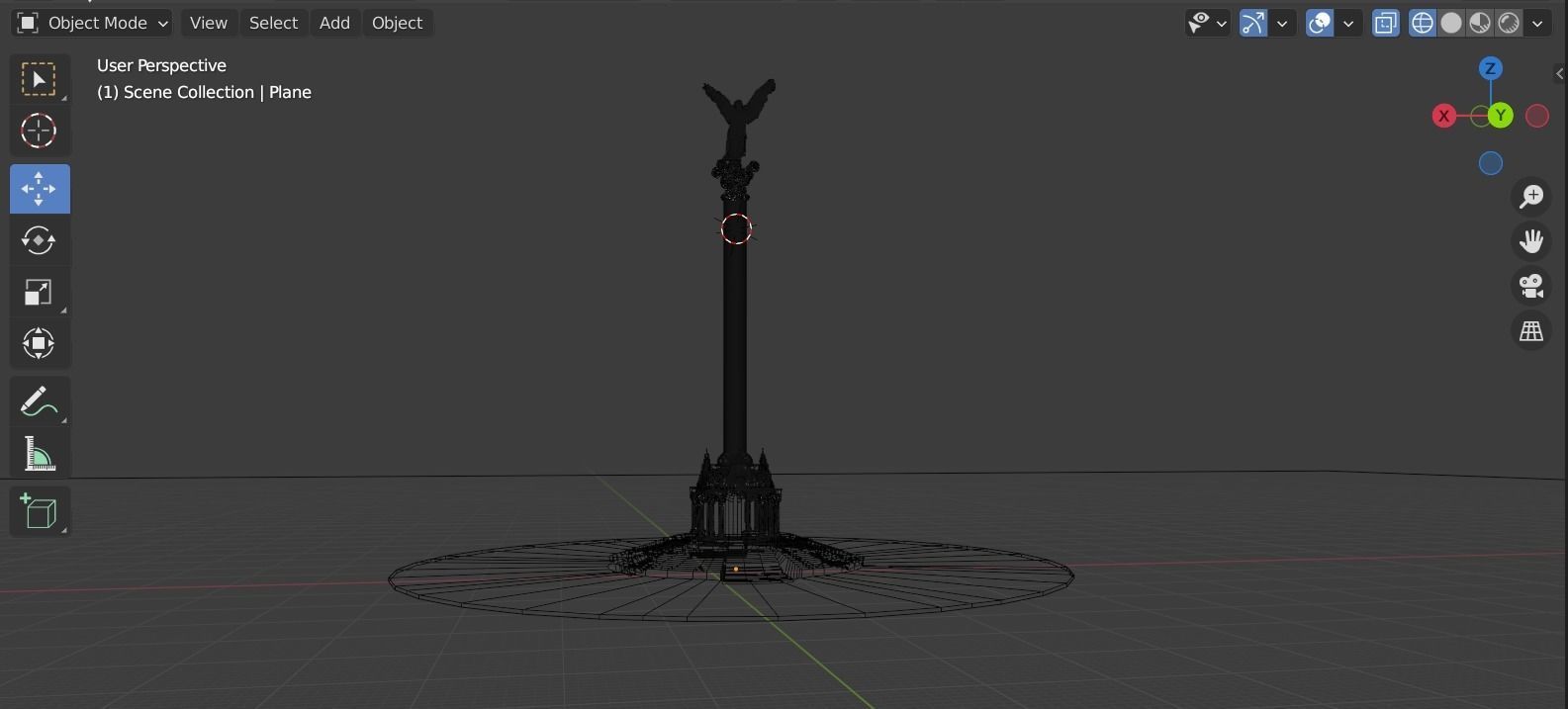 kyiv independence square ukraine 3D model_2