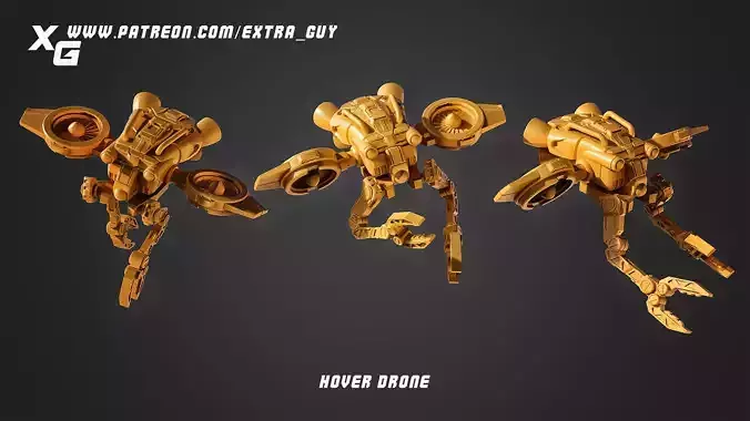 Flying Drone with 50mm Base