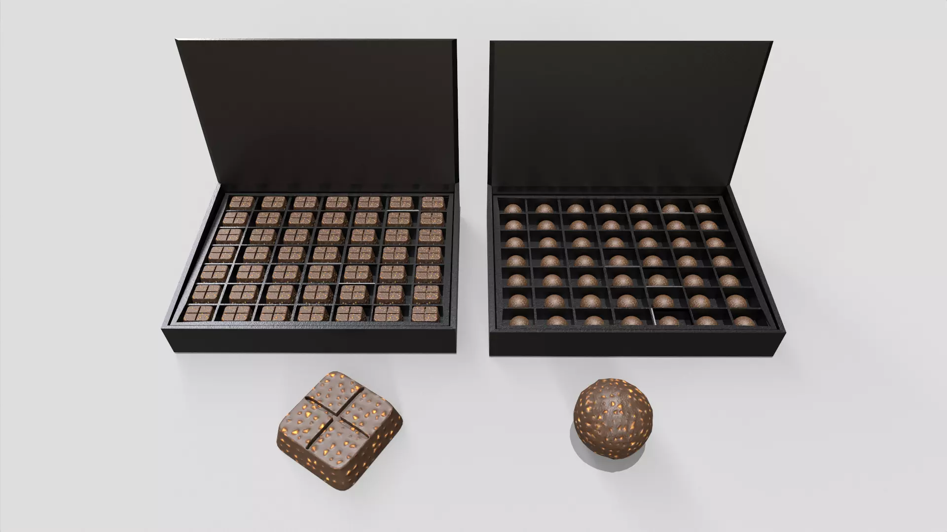 Chocolate Pack 3D model_0