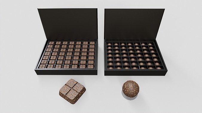 Chocolate Pack 3D model