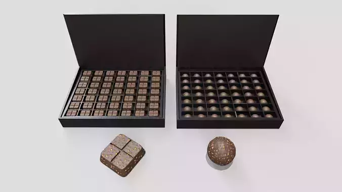 Chocolate Pack 3D model