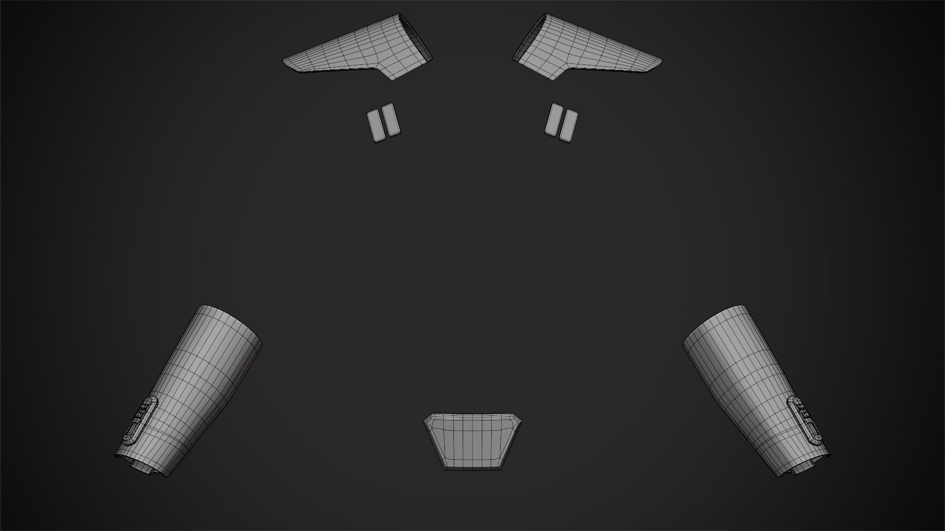 Second Sister Armor for Cosplay 3D print model_11