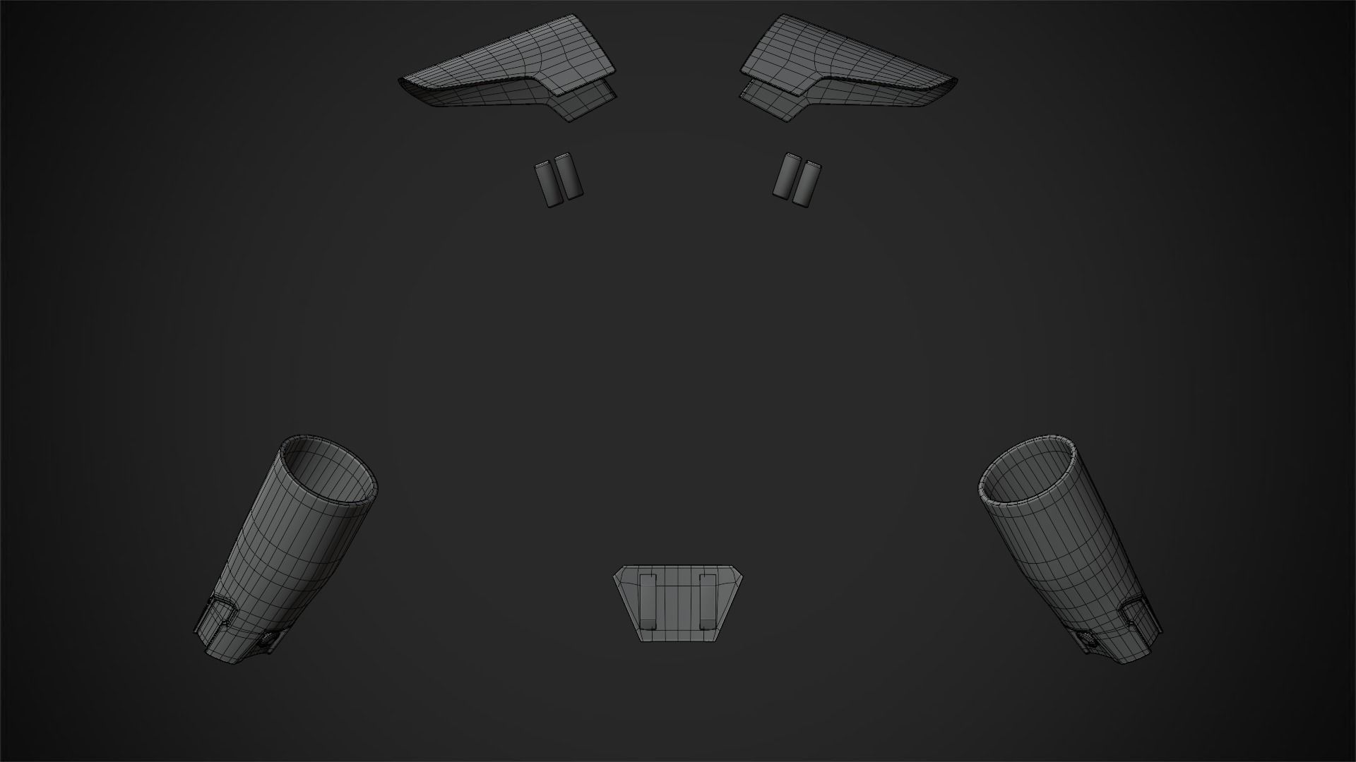 Second Sister Armor for Cosplay 3D print model_15