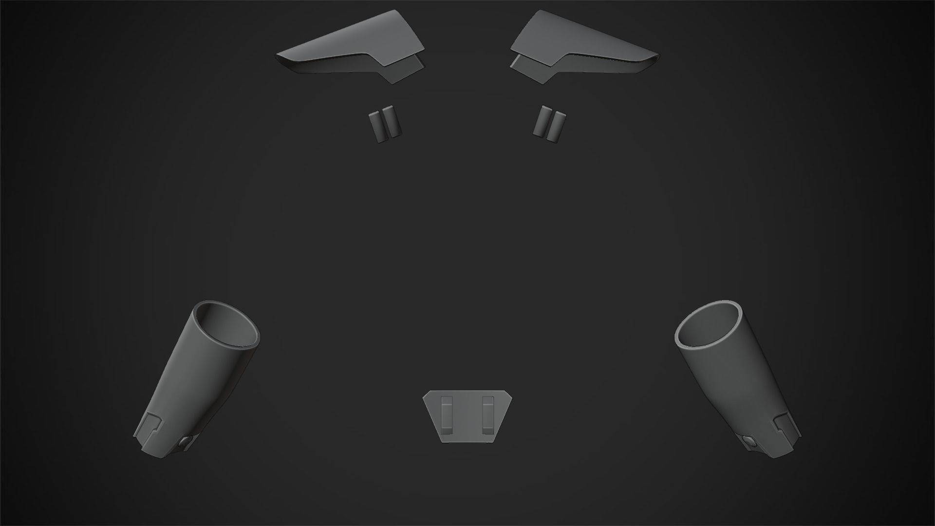 Second Sister Armor for Cosplay 3D print model_14