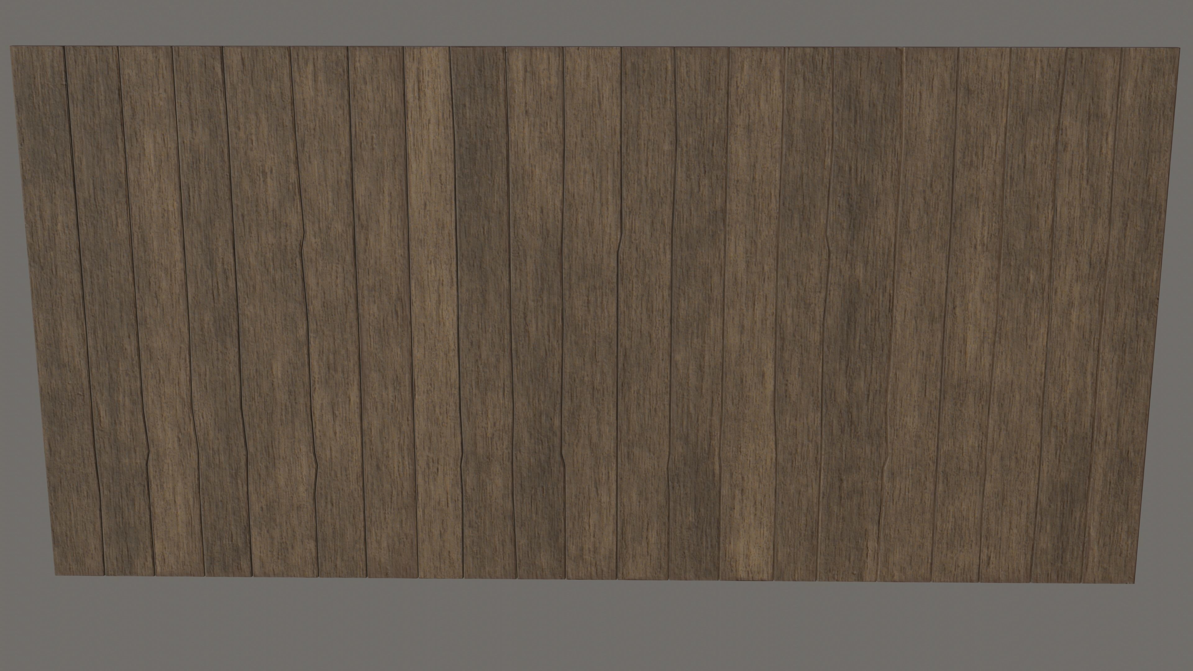 Wooden wall - NOT MODULAR - NO TILING Low-poly 3D model_3
