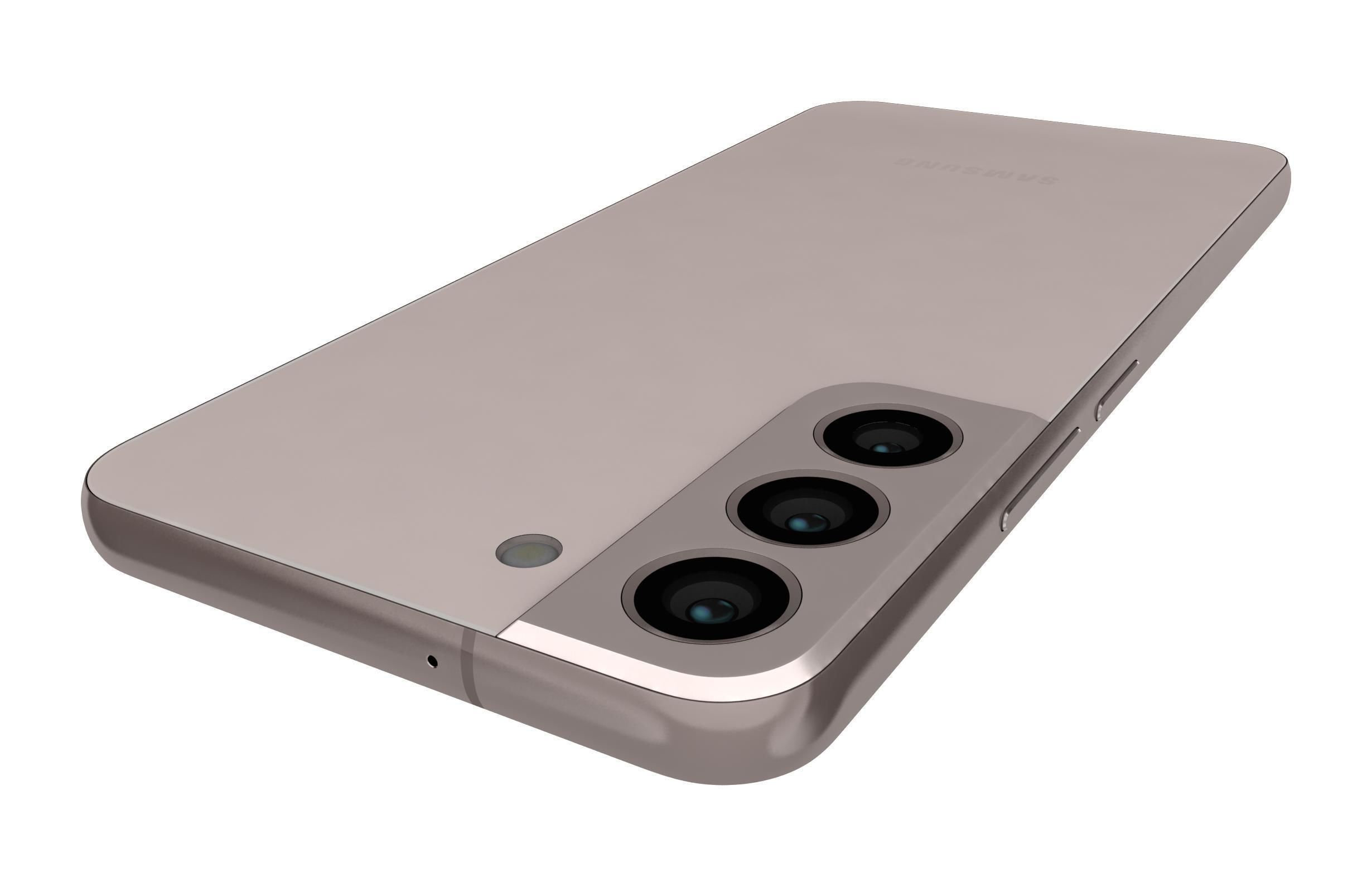 Samsung Galaxy S22 Pink Gold 3D model_15