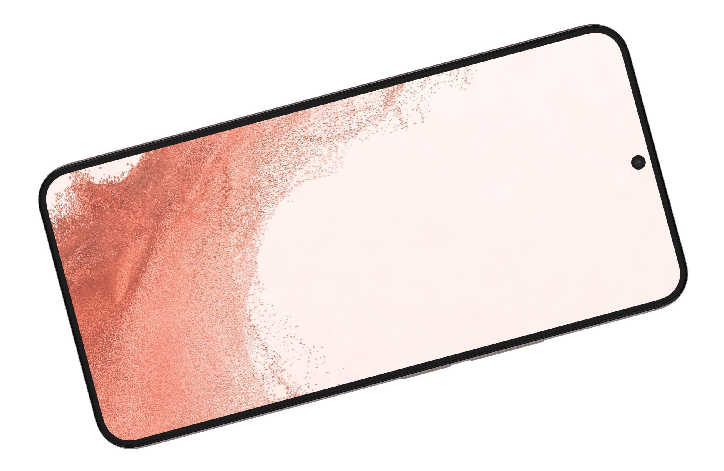 Samsung Galaxy S22 Pink Gold 3D model_10