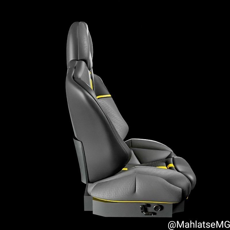 Car seat Free 3D model_7