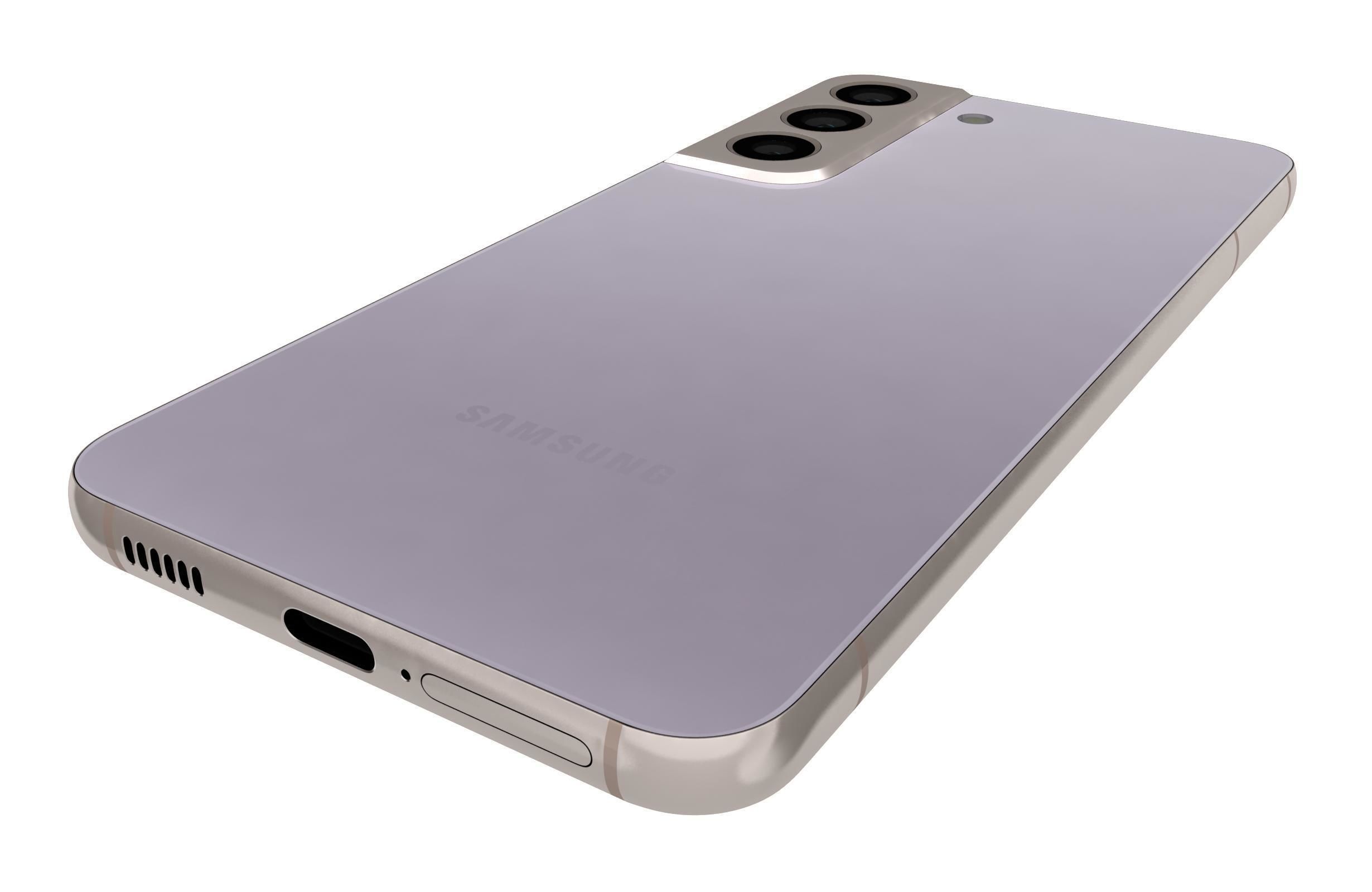Samsung Galaxy S22 Violet 3D model_14