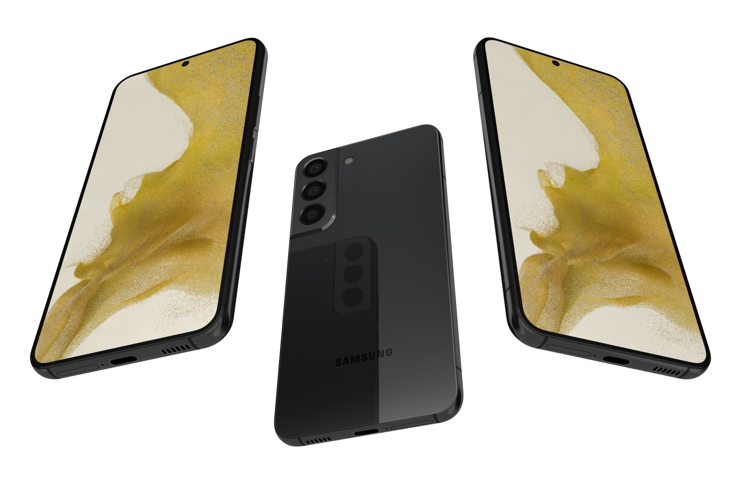 Samsung Galaxy S22 All Colors 3D model_15