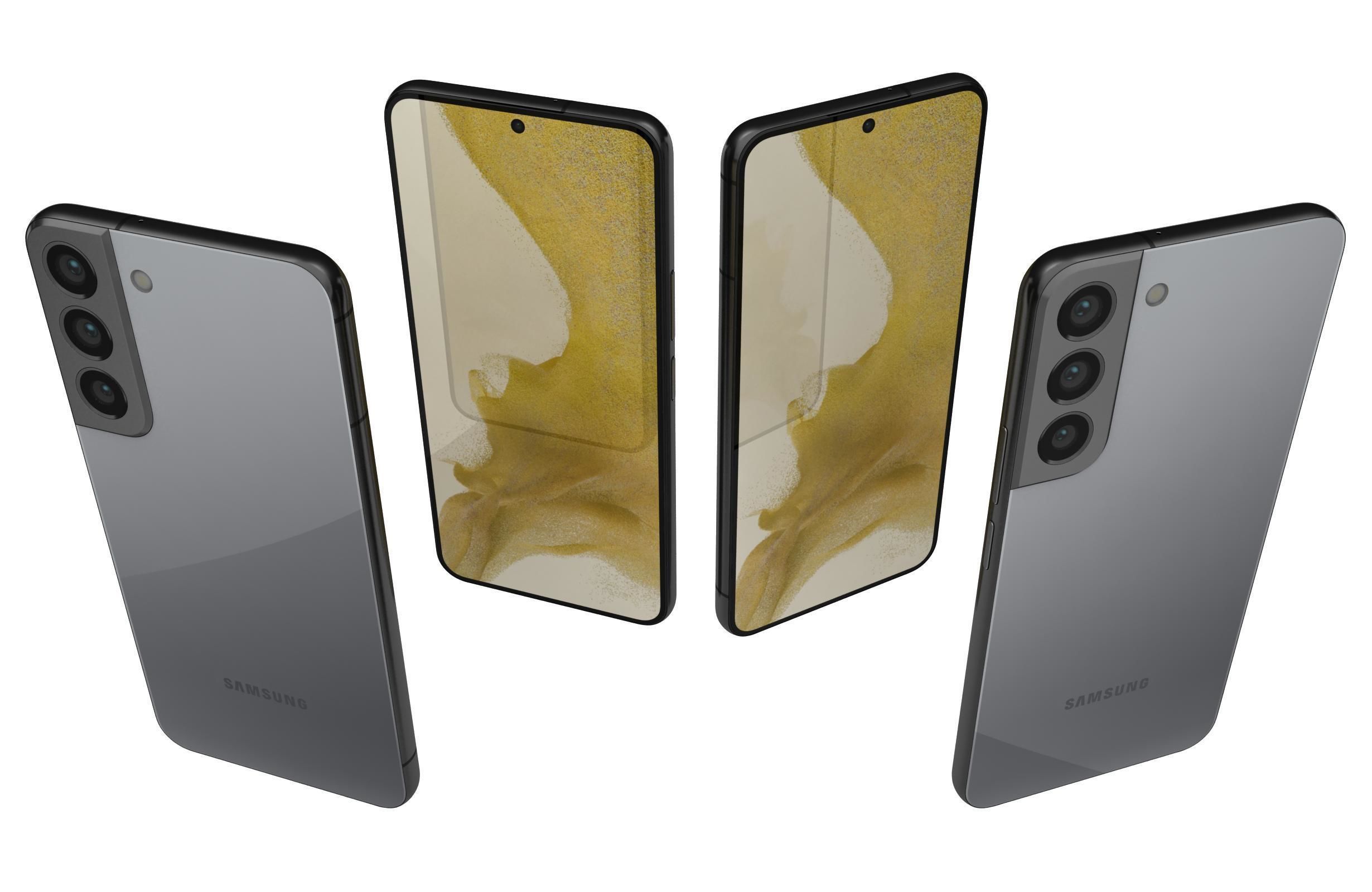 Samsung Galaxy S22 All Colors 3D model_9