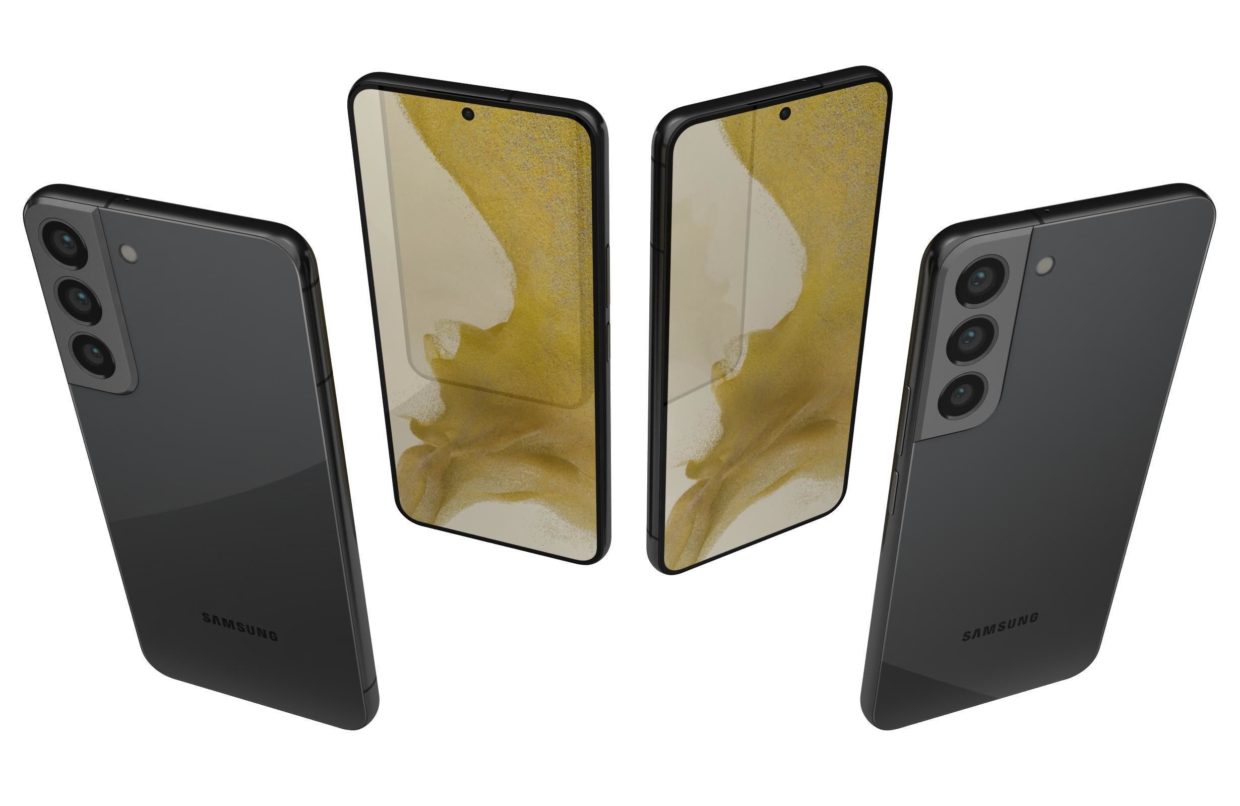 Samsung Galaxy S22 All Colors 3D model_14