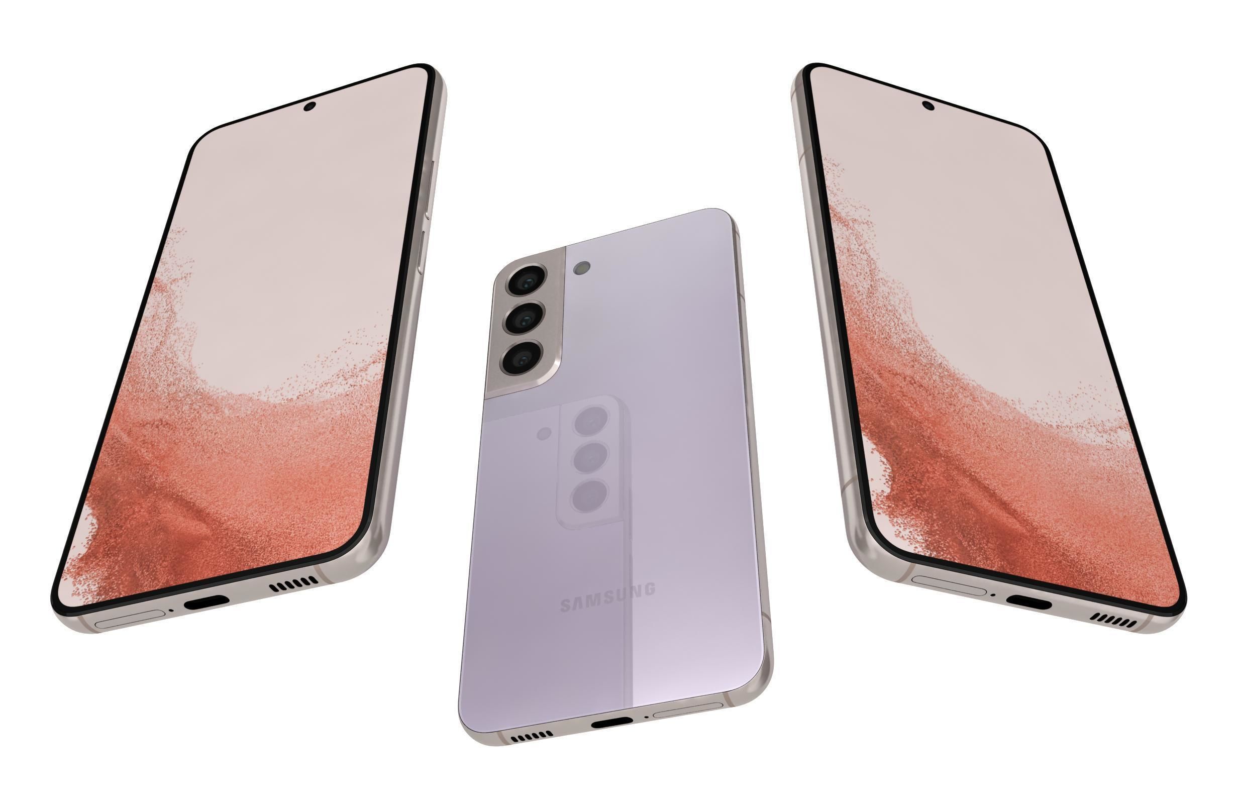 Samsung Galaxy S22 All Colors 3D model_36