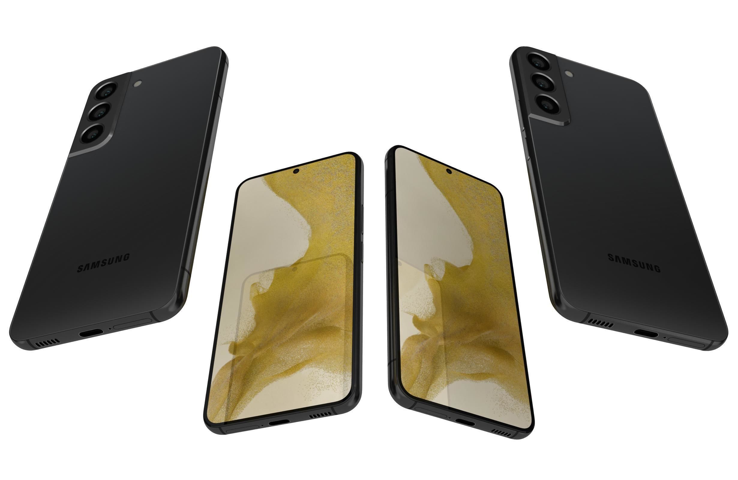 Samsung Galaxy S22 All Colors 3D model_13