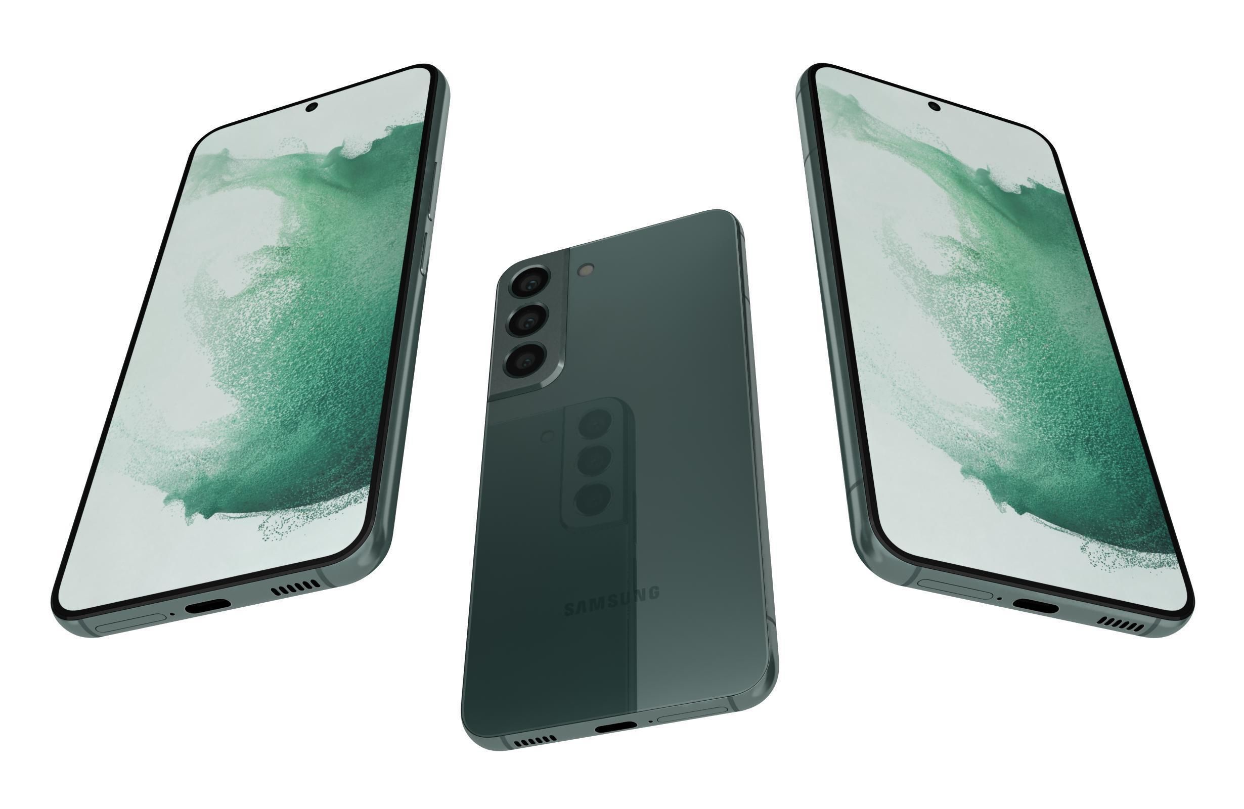 Samsung Galaxy S22 All Colors 3D model_6