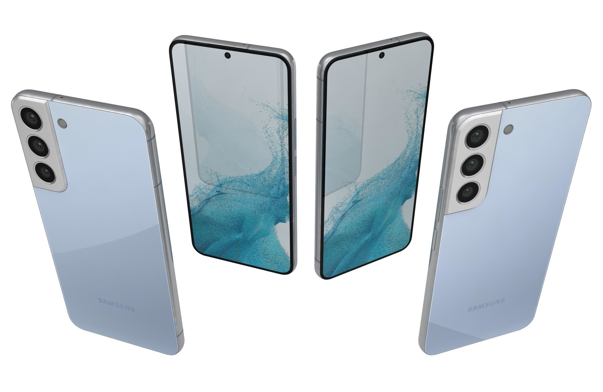 Samsung Galaxy S22 All Colors 3D model_26