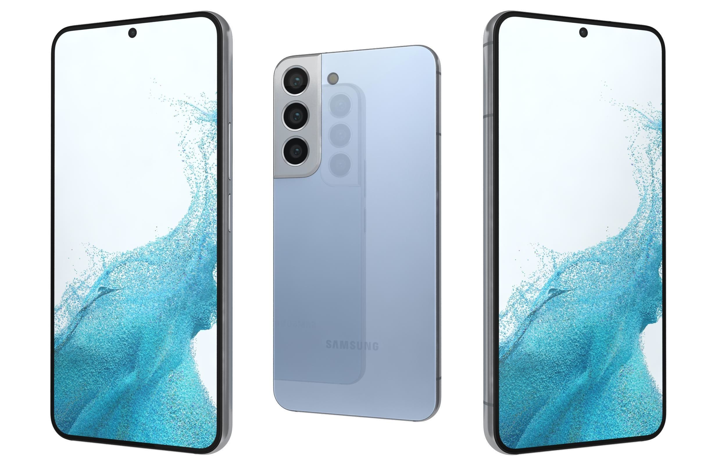 Samsung Galaxy S22 All Colors 3D model_29