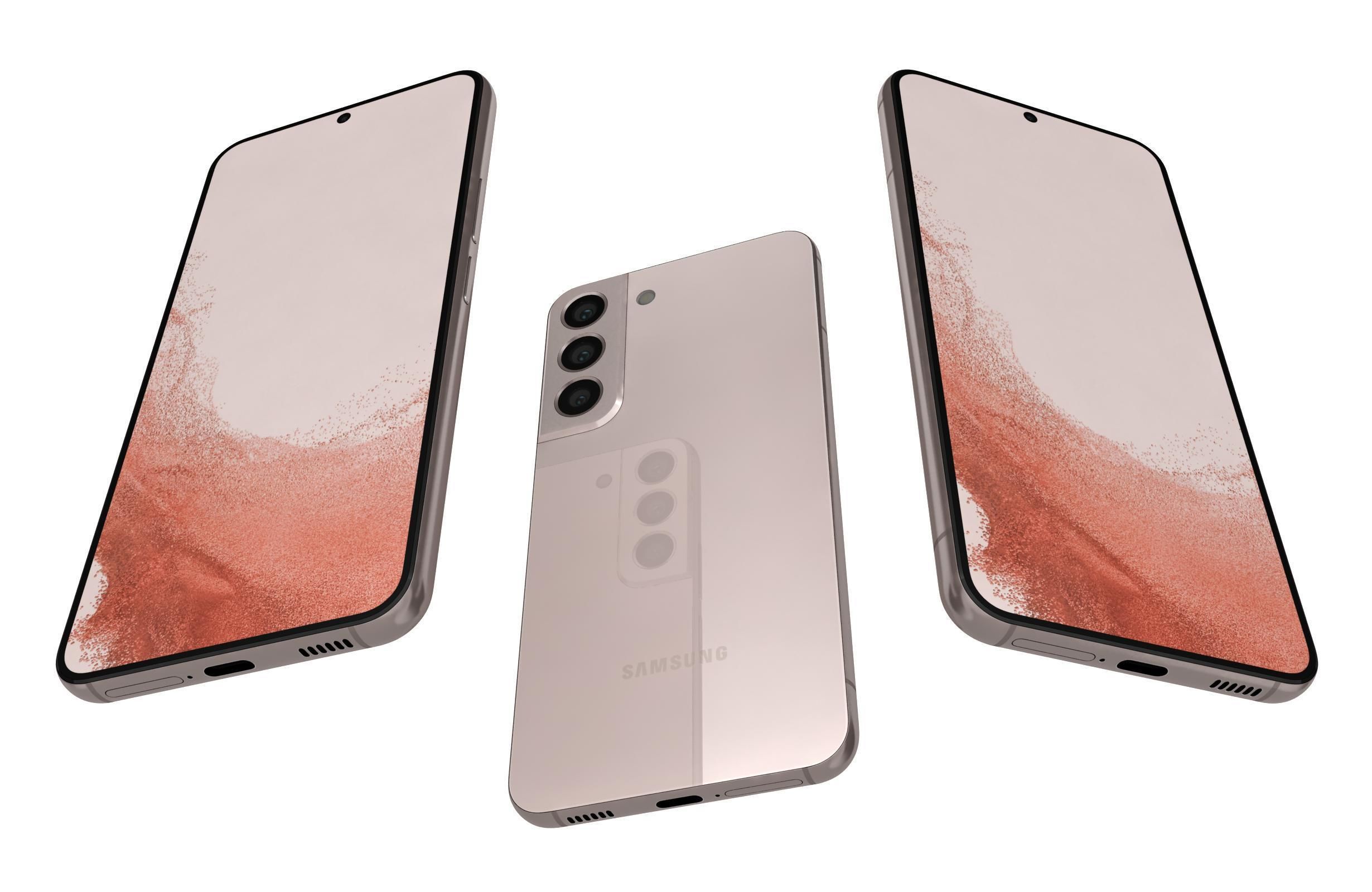 Samsung Galaxy S22 All Colors 3D model_23