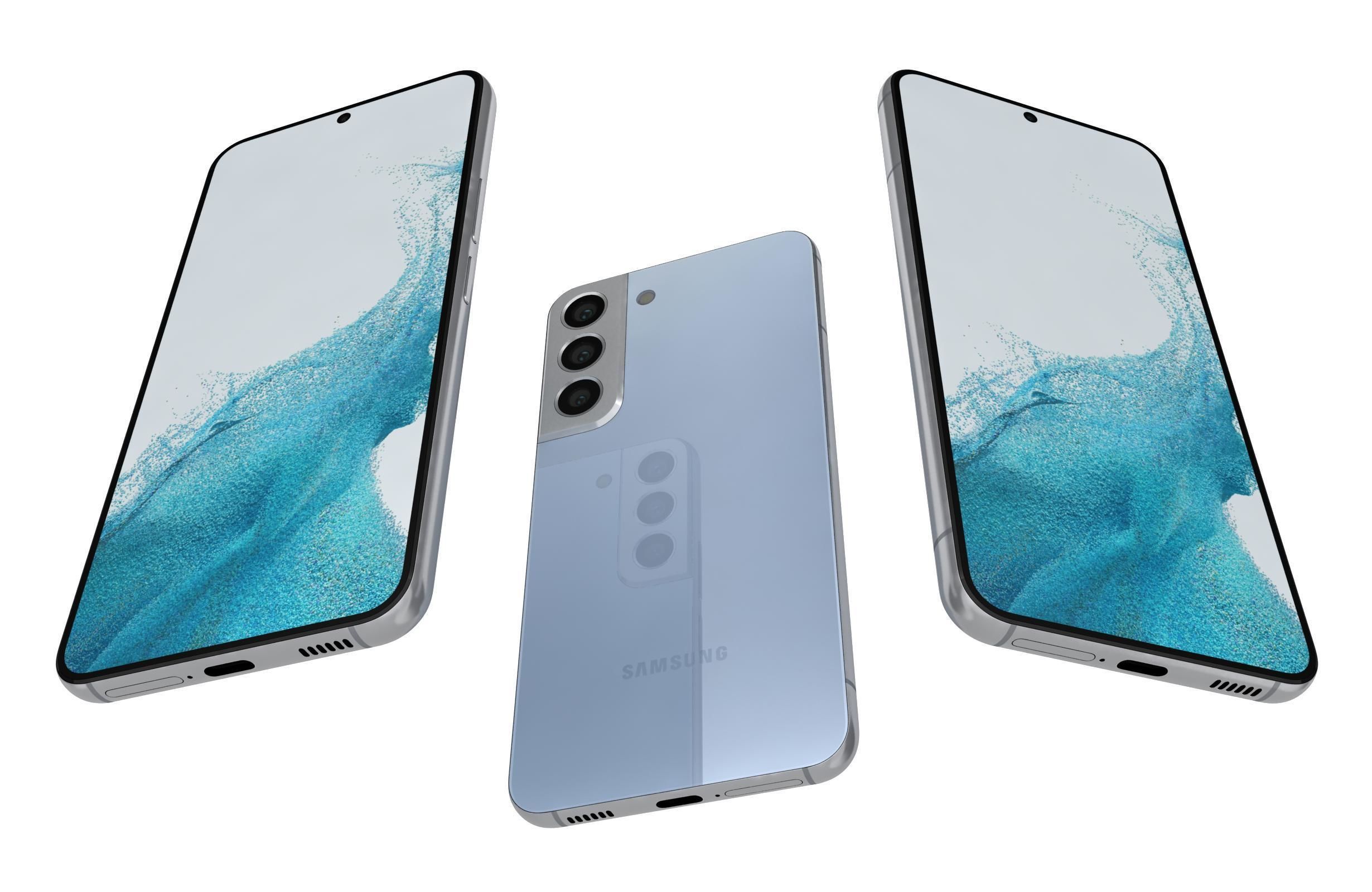 Samsung Galaxy S22 All Colors 3D model_27