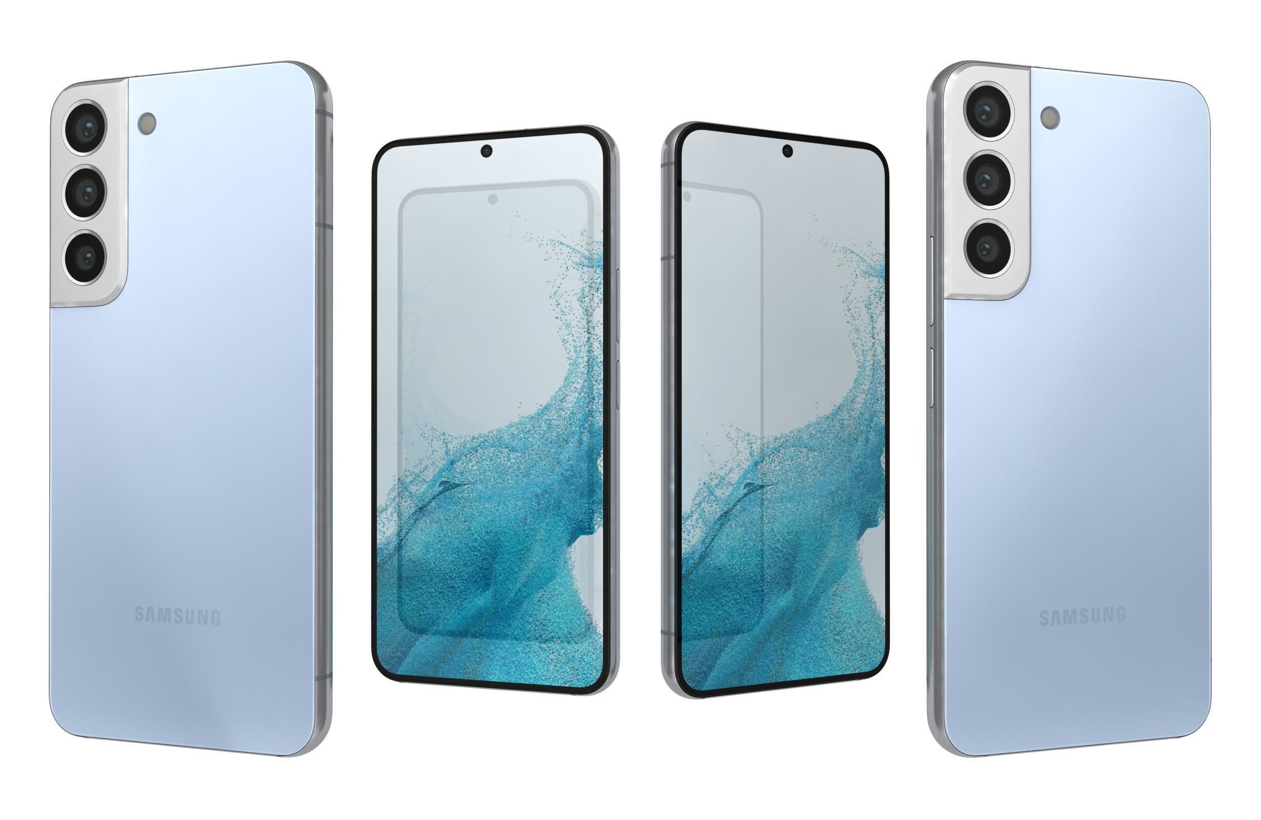 Samsung Galaxy S22 All Colors 3D model_28