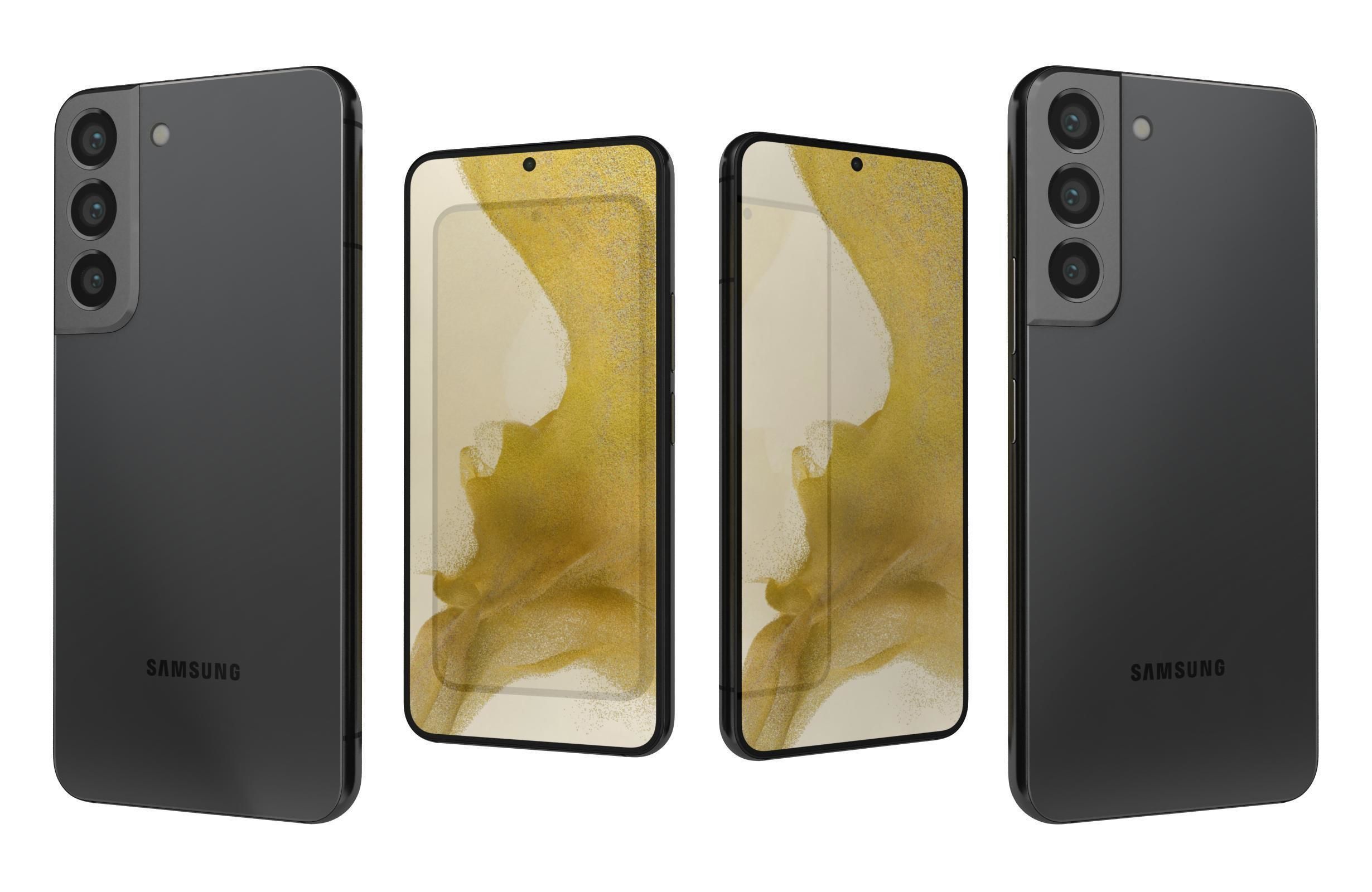 Samsung Galaxy S22 All Colors 3D model_17