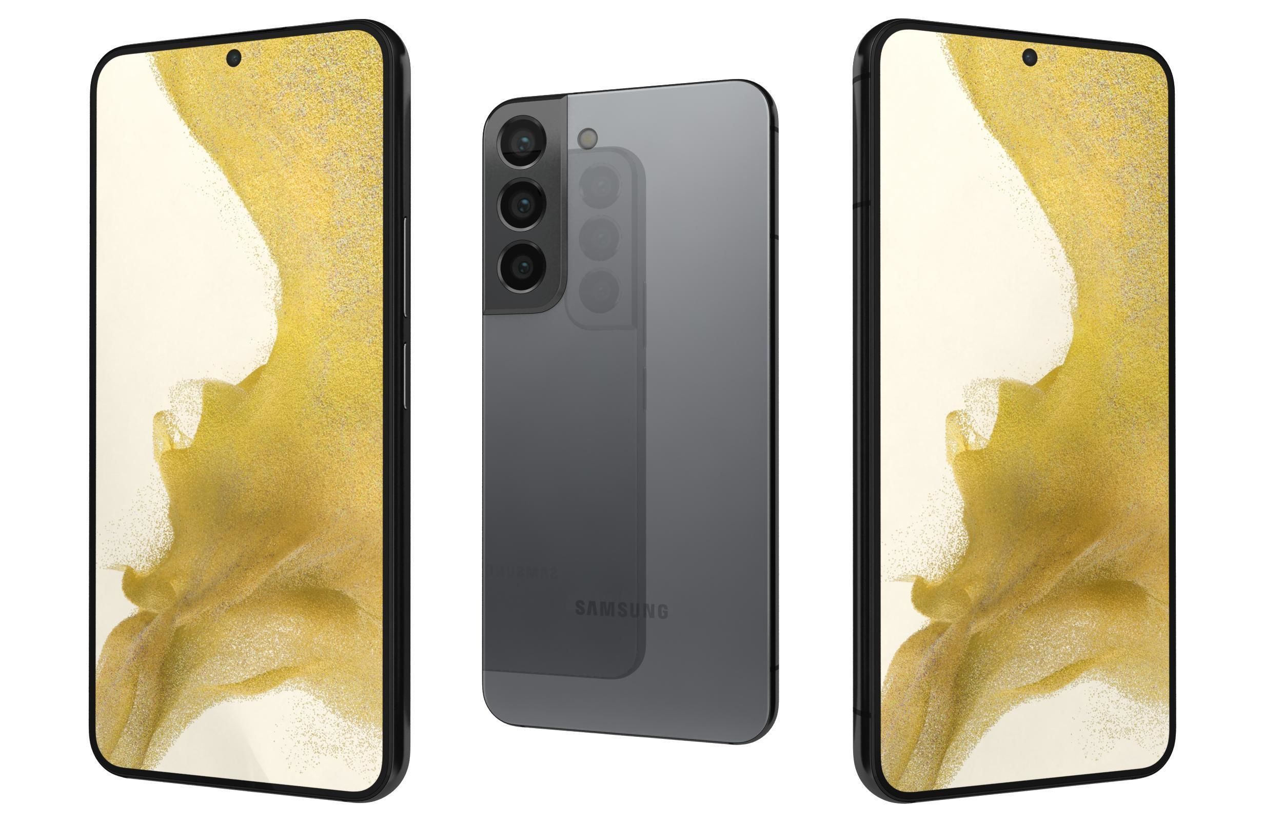 Samsung Galaxy S22 All Colors 3D model_1