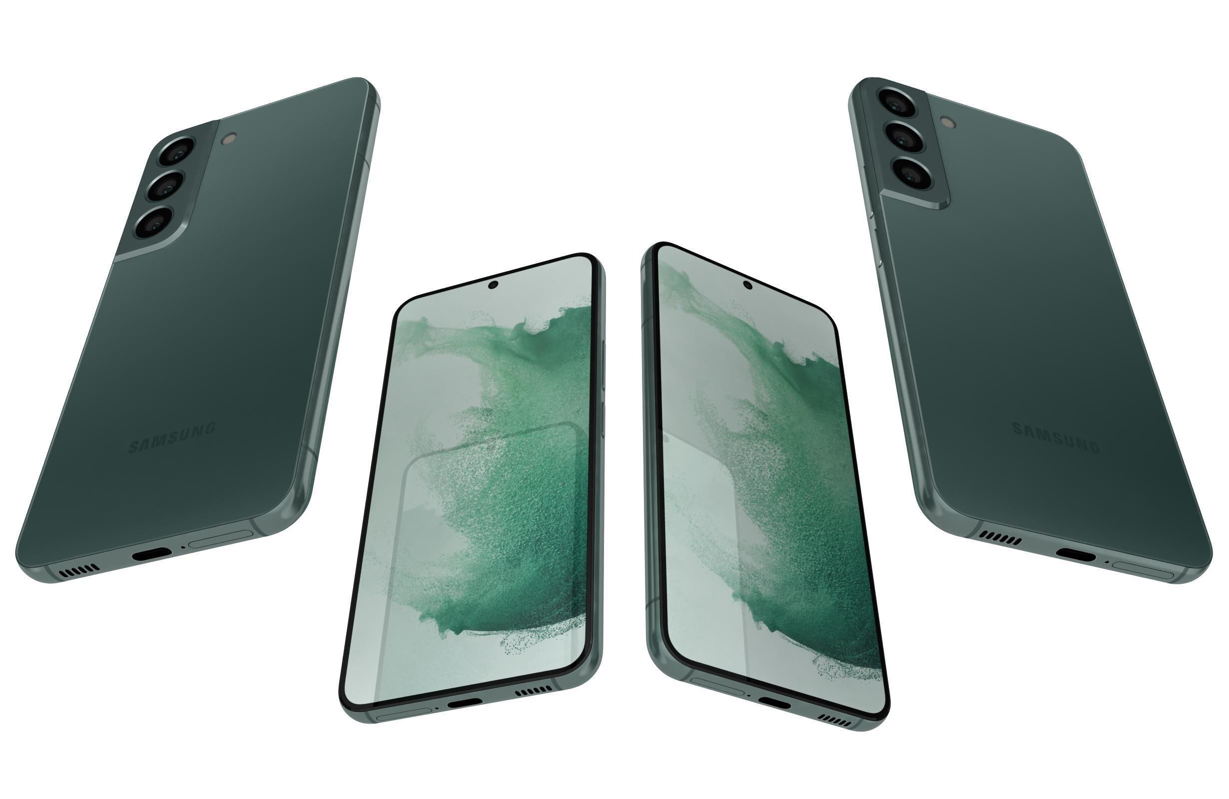 Samsung Galaxy S22 All Colors 3D model_12