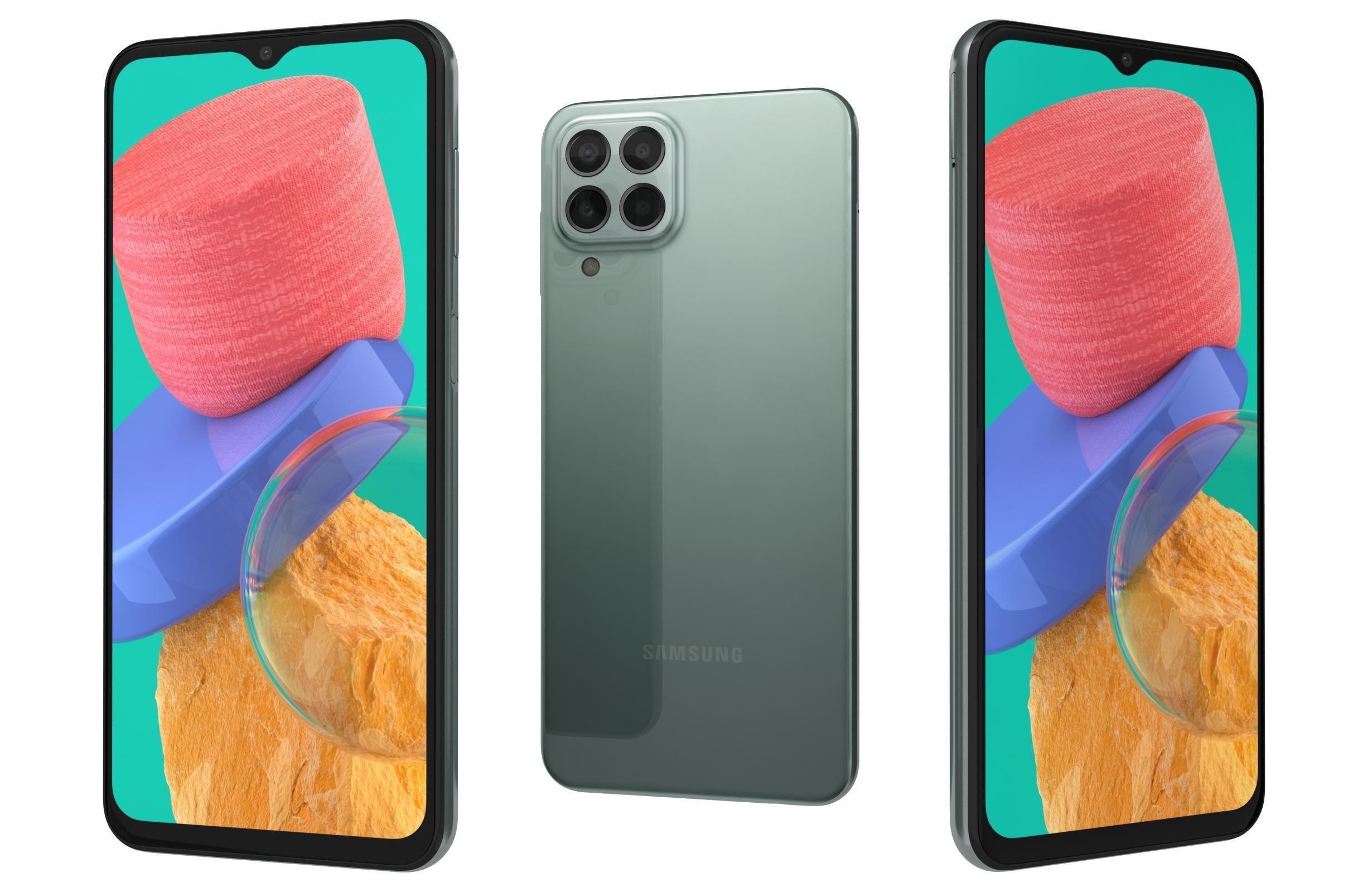 Samsung Galaxy M33 All Colors 3D model_2